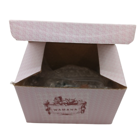 WAMANA Hand Blown Glass Bicycle Ornament/Figurine w/ Box & Mirror Base - Picture 6 of 7